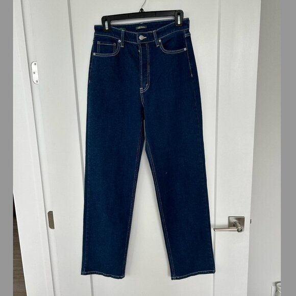 super high rise straight jean - Picture 2 of 15